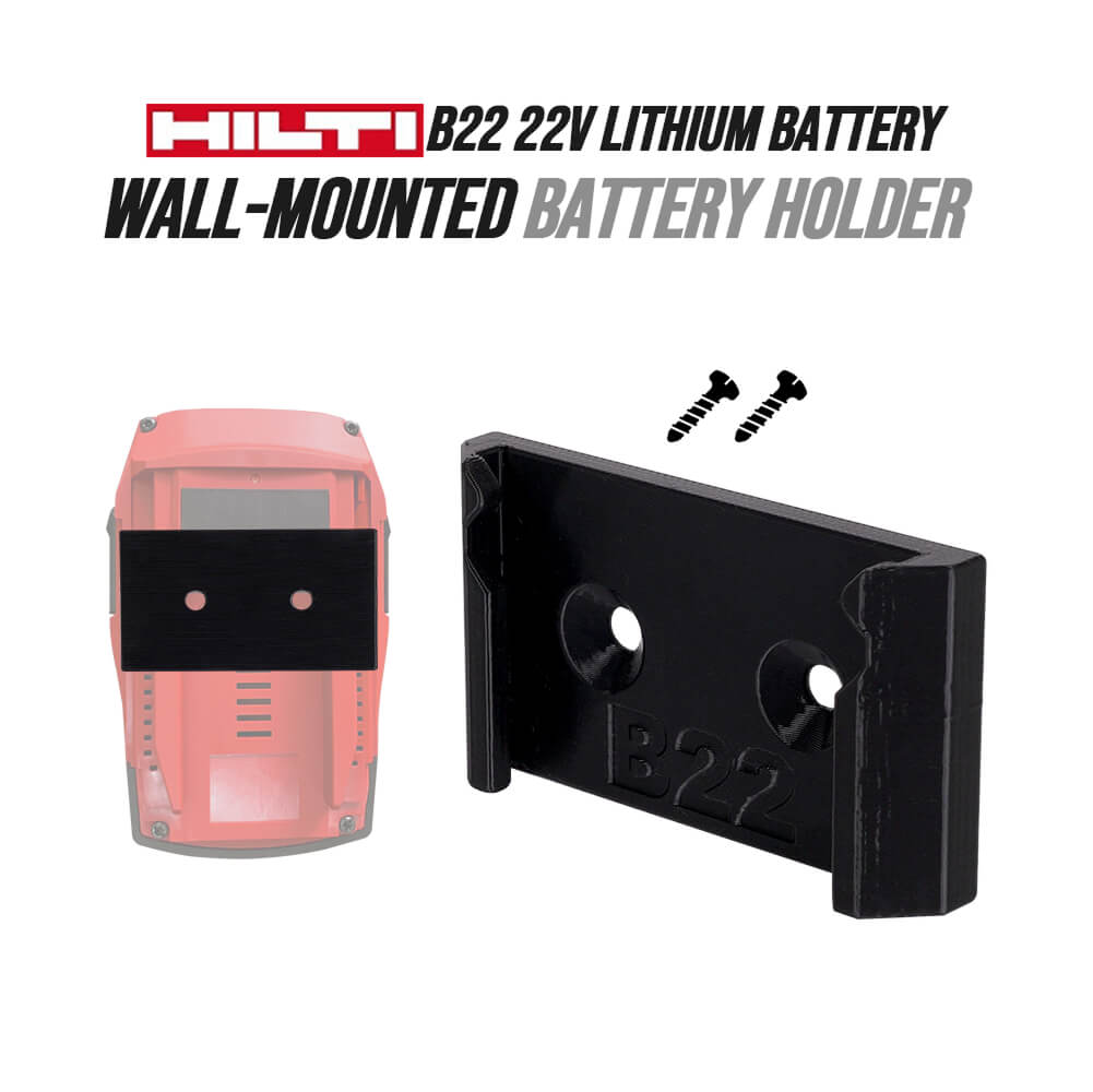 Power Tools Hilti - Battery Wall Mount Holder Compatible With