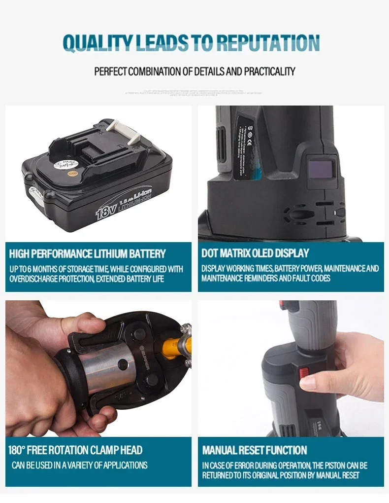 Power Tools Cordless - 2026/Sample Available Zupper PZ-1930 Hydraulic Press