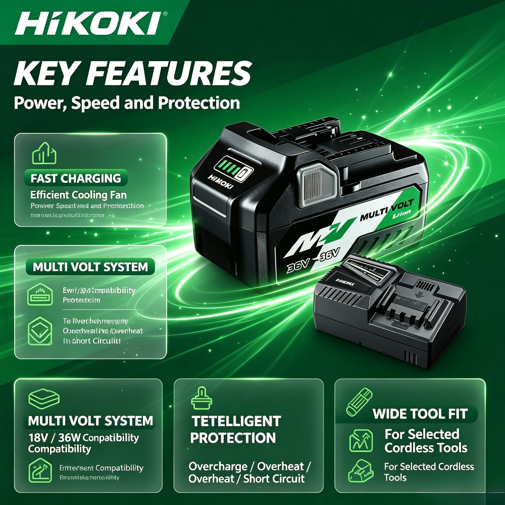 100% Original HiKOKI BSL36A18  - đánh giá và giá Power Tools Hikoki