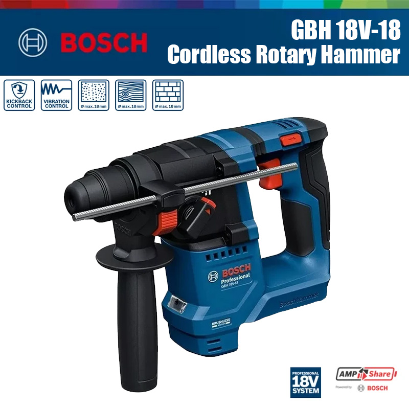 Bosch GBH 18V-18 Cordless Rota - đánh giá và giá Power Tools Cordless