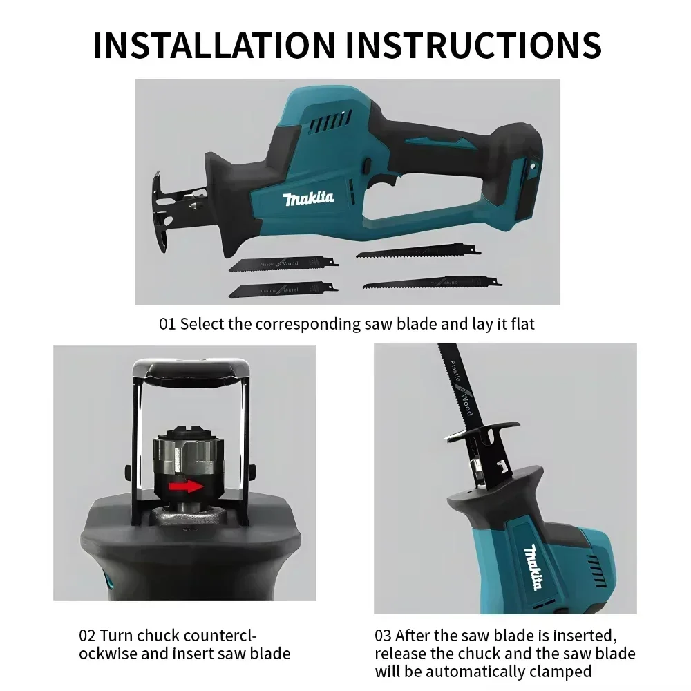 Makita DJR189 Cordless Brushle - đánh giá và giá Reciprocating Saw Cordless