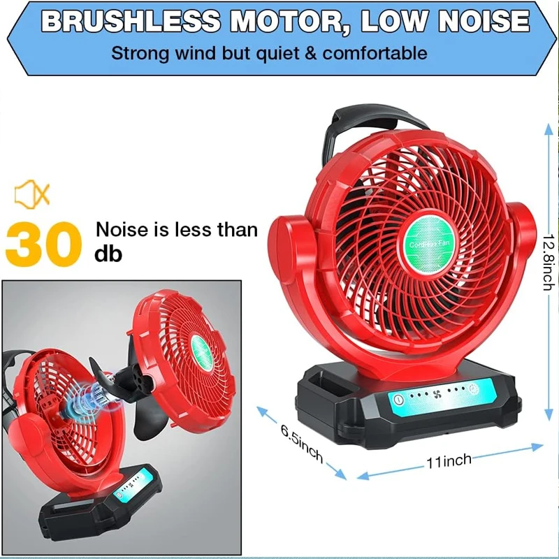 Cordless Fan For Milwaukee 18V - đánh giá và giá Power Tools In Construction