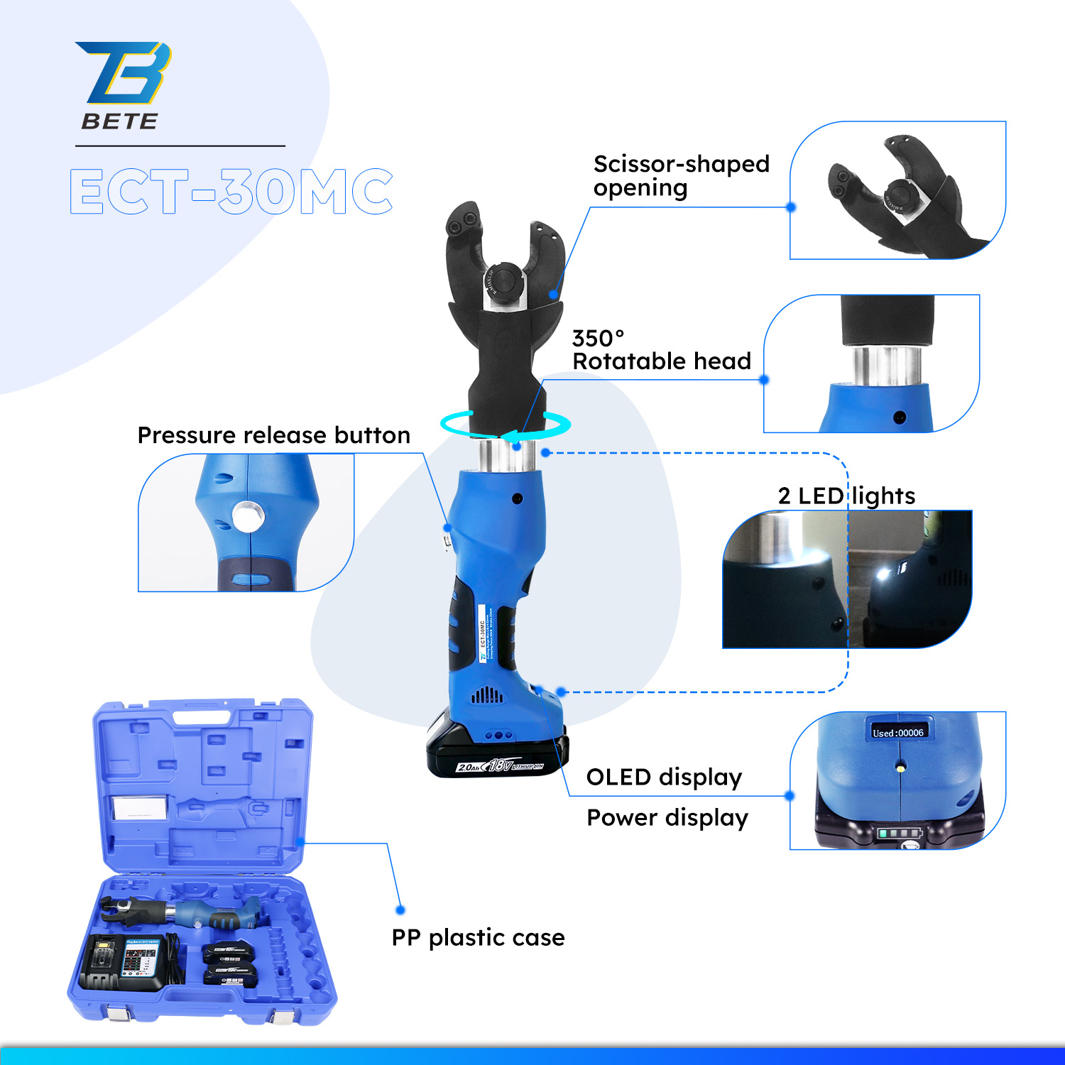 ECT-30MC Mini 6T Stoke 22MM Mi - đánh giá và giá Power Tools Hydraulic
