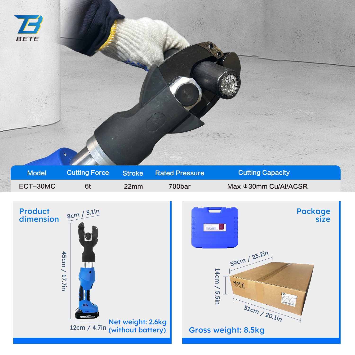 ECT-30MC Mini 6T Stoke 22MM Mi - đánh giá và giá Power Tools Hydraulic
