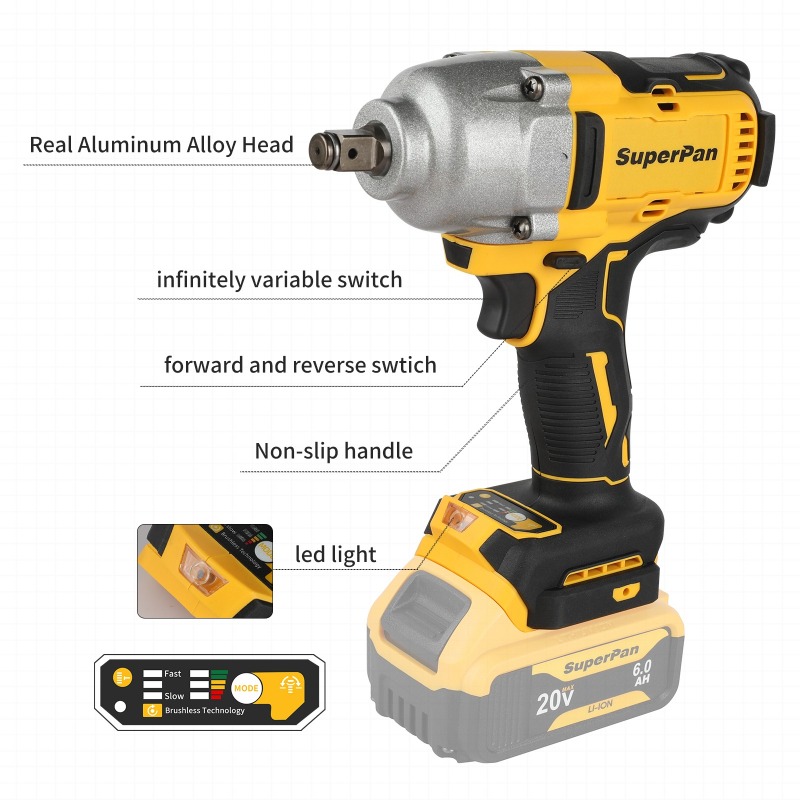 Brushless Cordless Impact Wren - đánh giá và giá Power Tools In Construction