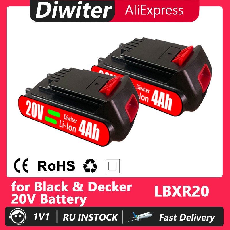 18V 4000mAh For Black & Decker - đánh giá và giá Black+Decker Tool 20V Max