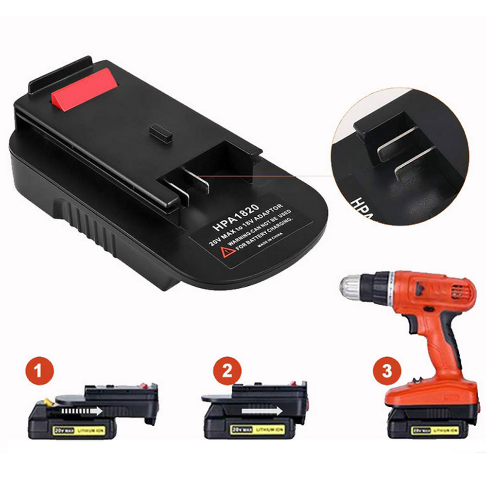 HPA1820 Adapter Thay Thế Dùng  - đánh giá và giá Black+Decker Tool 20V Max