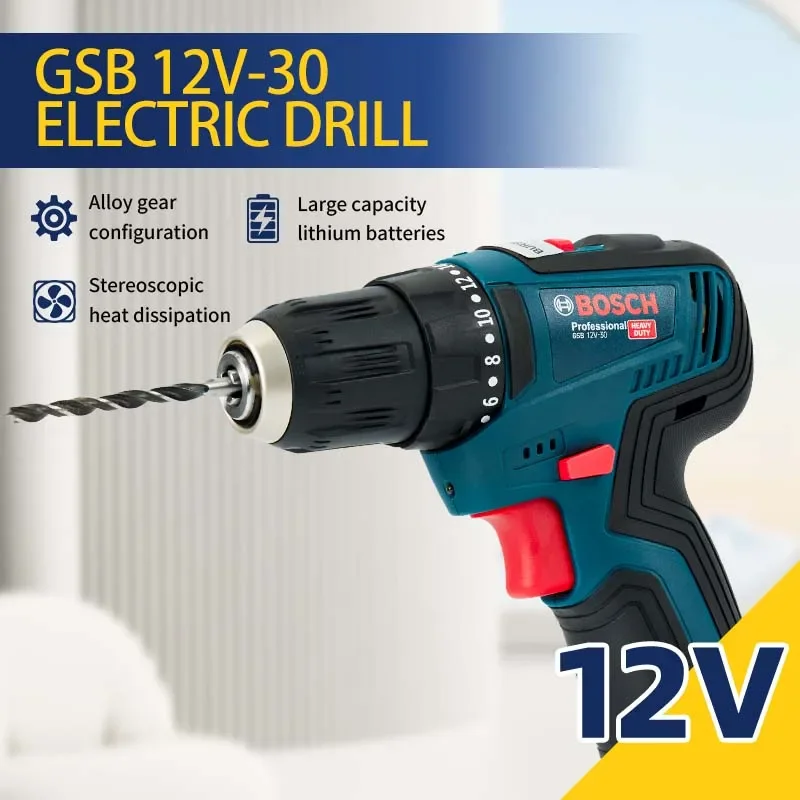 Bosch-GSB 12V-30 Professional  - đánh giá và giá Power Tools Cordless