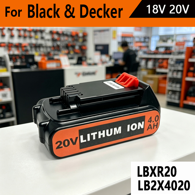 high capacity 8Ah LBX20 Replac - đánh giá và giá Black+Decker Tool 20V Max