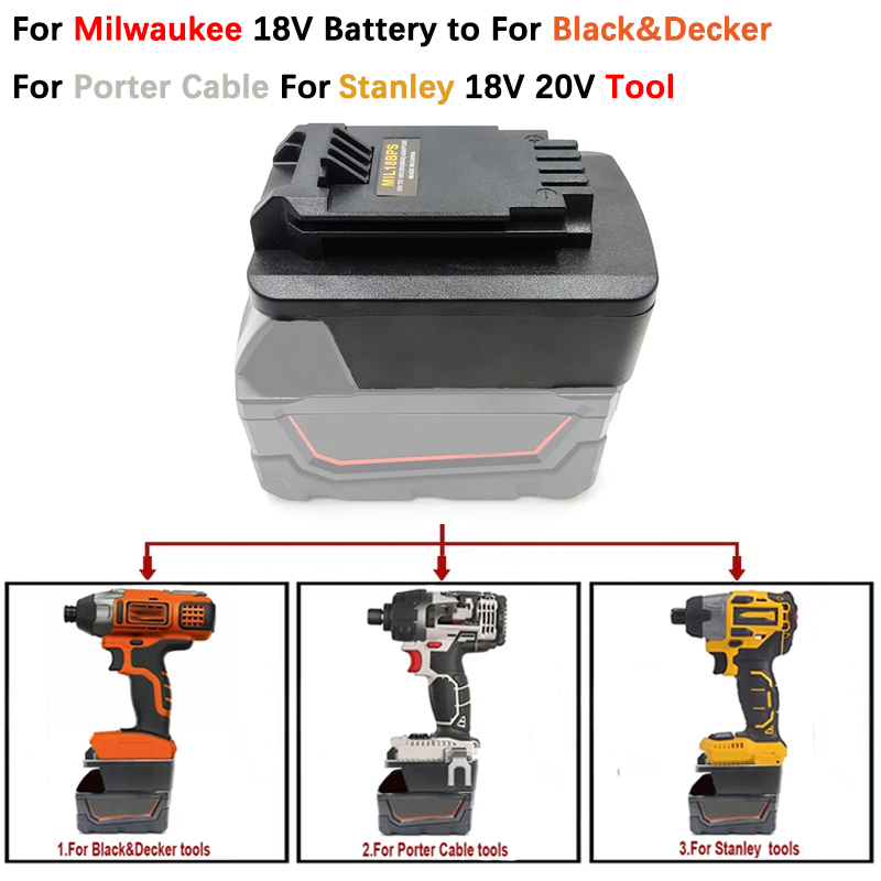 MIL18BPS Battery Adapter For M - đánh giá và giá Black+Decker Tool 20V Max