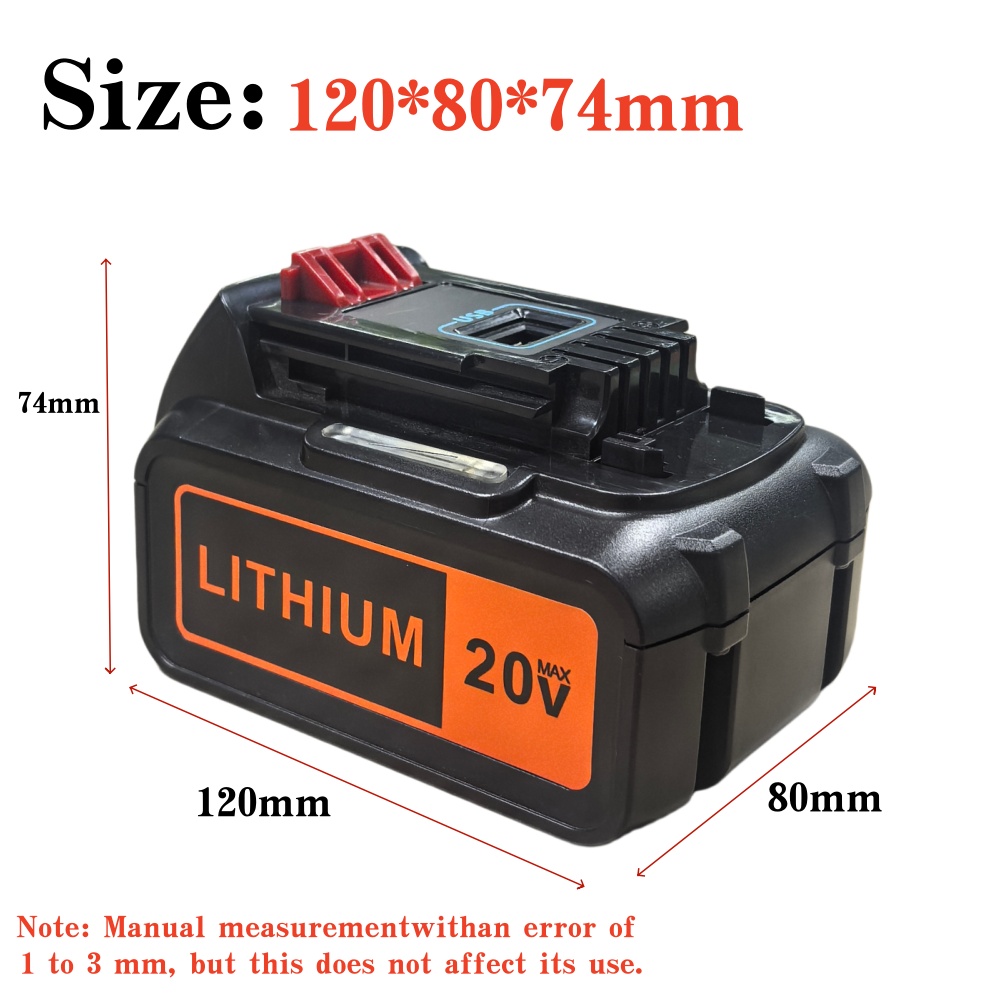 8Ah High Capacity Replacement  - đánh giá và giá Black+Decker Tool 20V Max