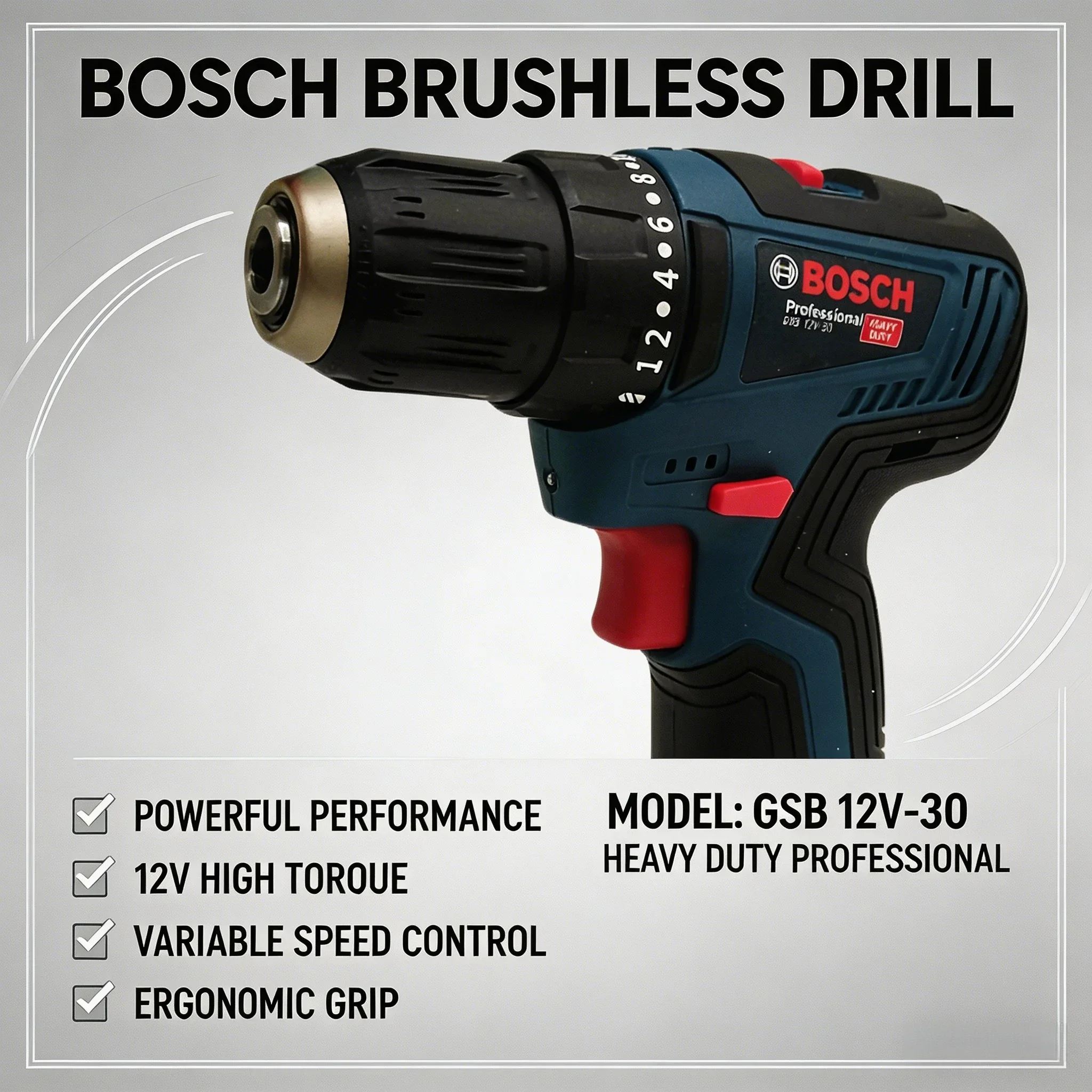 Bosch-GSB 12V-30 Professional  - đánh giá và giá Power Tools Cordless