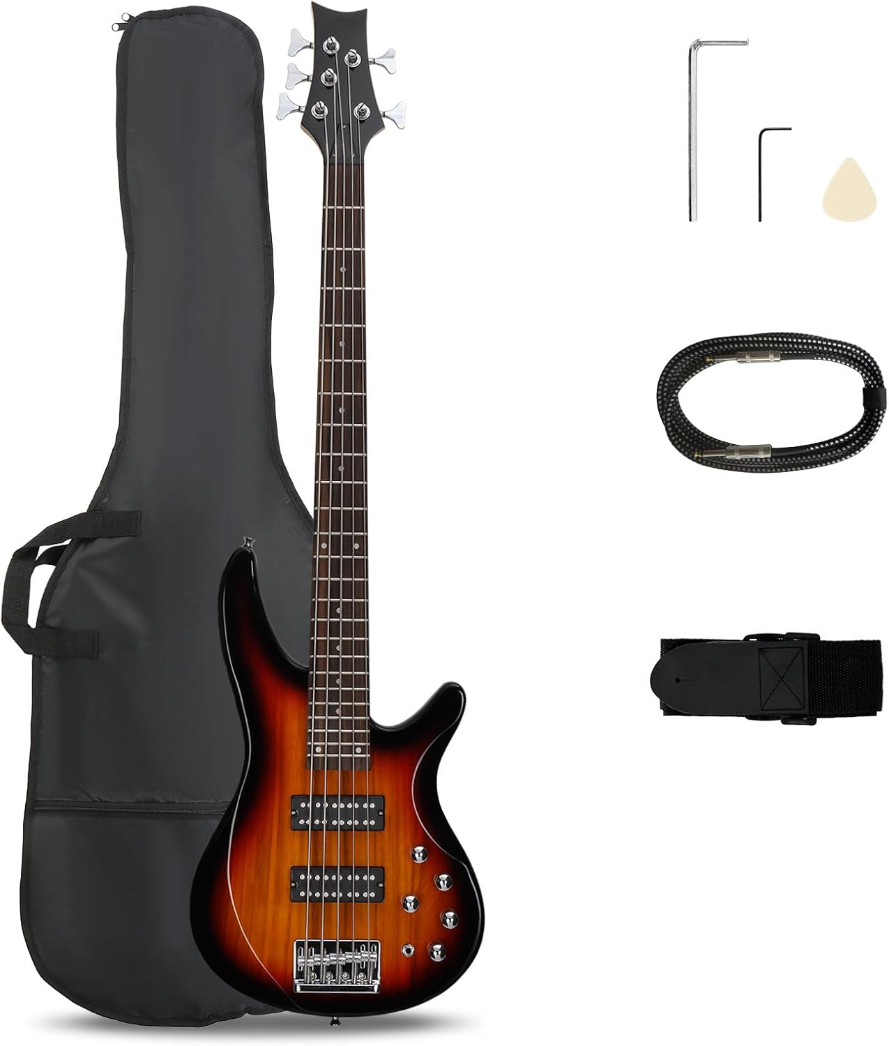 5-String Electric Bass Guitar, - đánh giá và giá Bag Power Tools