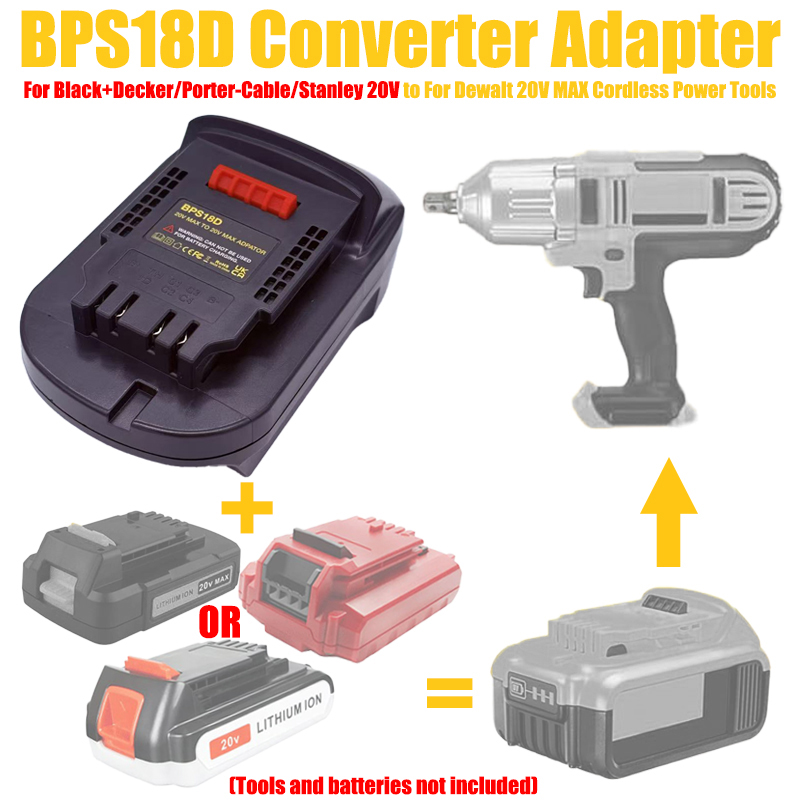 HAKSINKY BPS18D Adapter for Bl - đánh giá và giá Black+Decker Tool 20V Max