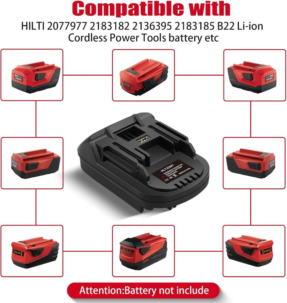 Battery Adapter for Hilti to f - đánh giá và giá Power Tools Hilti
